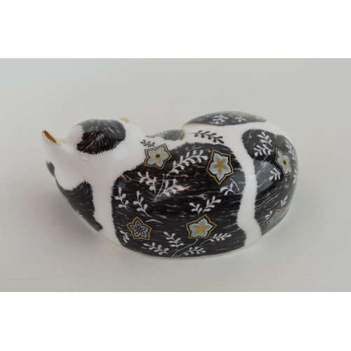 321 - Royal Crown Derby Paperweight, Misty Kitten, an exclusive for the Royal Crown Derby Collectors Guild... 