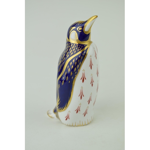 347 - Royal Crown Derby paperweight, Penguin, one of the original six paperweights introduced at the Chats... 