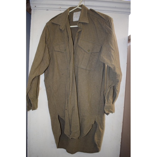 39 - Vintage military dress jacket khaki shirt