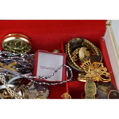 572 - Costume jewellery to include odd pieces of silver such as a silver fob, silver Wedgwood pendants, an... 