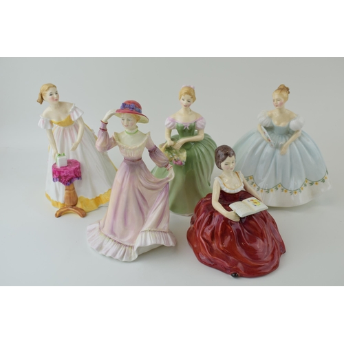 118 - Royal Doulton figures 'Clarissa' H.N. 2345, 'Happy Birthday' H.N. 3095 (second), 'First Dance' H.N. ... 