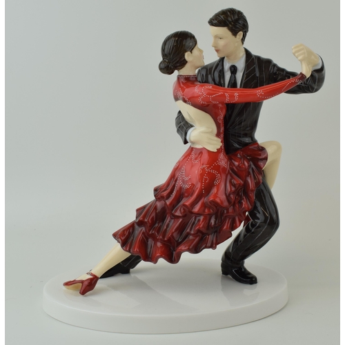 119 - Royal Doulton figurine Dance 'The Tango' HN 5443, Limited edition 0097 of 1,500. Height 22cm.