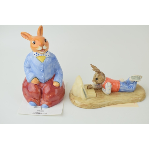 144 - Royal Doulton Bunnykins to include DB191 Piper, DB238 Online, DB476 Billy (large), DB195 Sydney and ... 