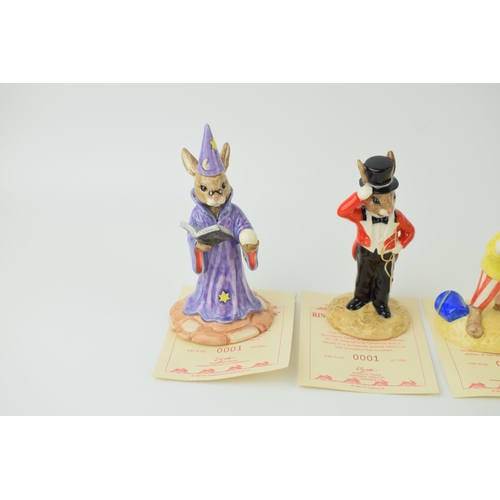 145 - Royal Doulton Bunnykins to include DB171 Joker, DB281 Matador, DB280 Samurai, DB168 Wizard and DB165... 