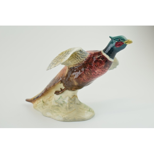 17 - Beswick Settling Pheasant 850 (repaired tail).