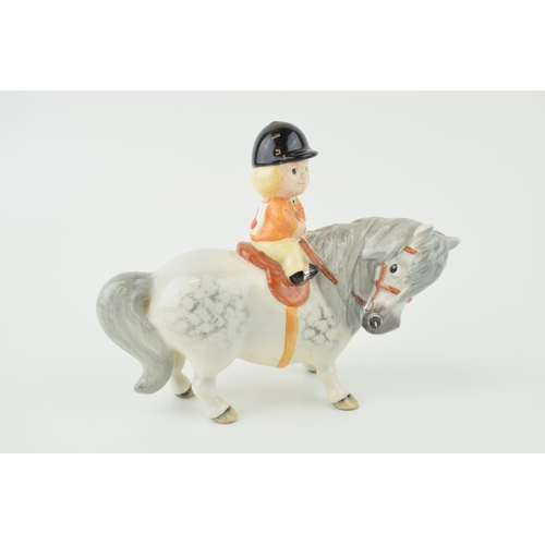 20 - Beswick Thelwell Angel on Horseback.