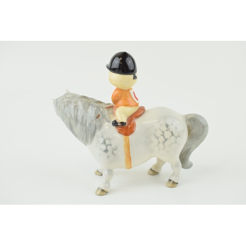 20 - Beswick Thelwell Angel on Horseback.