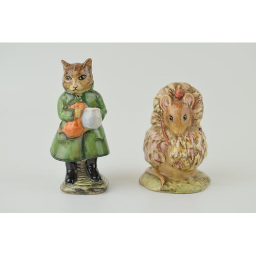 26 - Beswick Beatrix Potters 'Simpkin' F. Warne & Co. Ltd. together with a 'Thomasina Tittlemouse' a/f. H... 