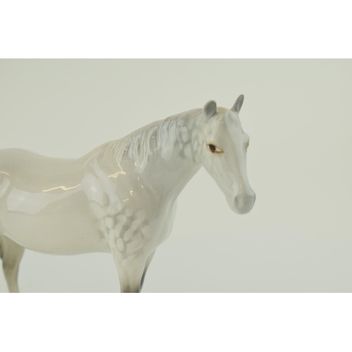 30 - Beswick Connemara (restored ear) with a grey horse (2).