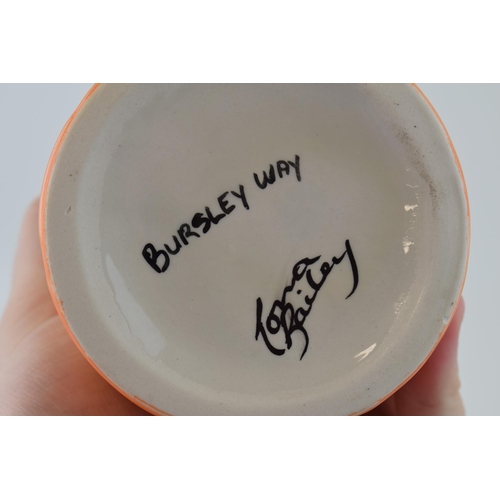 58 - Large Lorna Bailey Handled Jug 'Bursley Way' Design. Height 23.5cm.