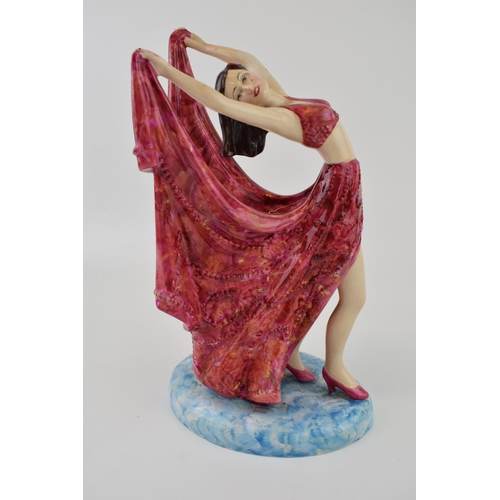 67 - Kevin Francis / Peggy Davies Art Deco figure Lo La Palooza, limited edition, 26cm tall.