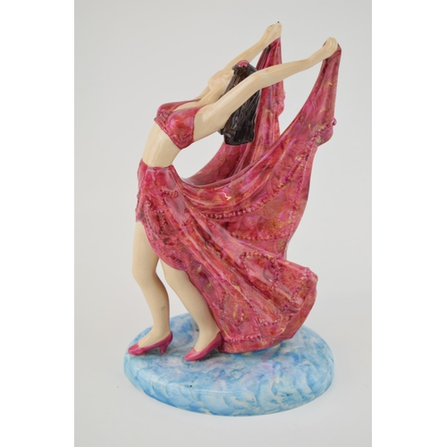 67 - Kevin Francis / Peggy Davies Art Deco figure Lo La Palooza, limited edition, 26cm tall.