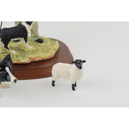 7 - A collection of ceramic items to include Beswick 'Collie Dog / Sheep Dog' with a Doulton backstamp a... 