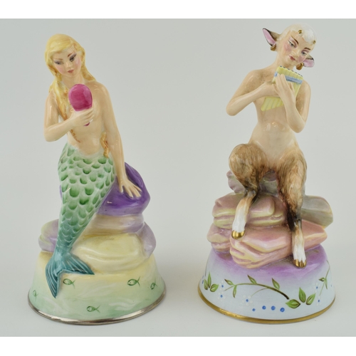 73 - Kevin Francis / Peggy Davies Fantasy figures to include a mermaid and a centaur (2).