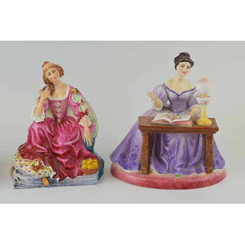 75 - Kevin Francis / Peggy Davies Illustrious Ladies of the Stage figures to include Sarah Siddons, Fanny... 