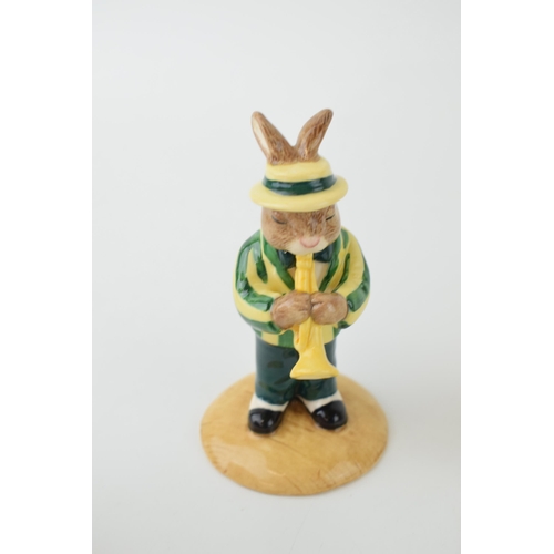 150 - Royal Doulton Bunnykins to include DB193 Detective, DB194 Trumpet Player colourway, DB416 Sir Walter... 