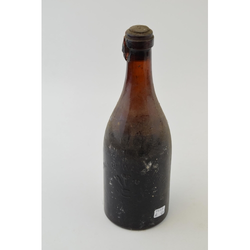 149 - A 'Bass' bottle Of note a 'July 23rd 1929. 'Bass Ale', 'Prince's Ale' 'Prince of Wales Brew'. With o... 