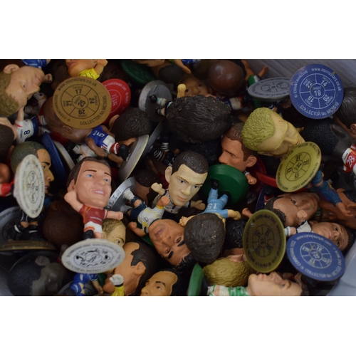 104 - A large collection of Corinthian football figures on plastic bases, mixture of teams to include Celt... 