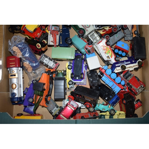 117 - A collection of vintage die cast vehicles to include Matchbox, Corgi and similar manufacturers, toge... 