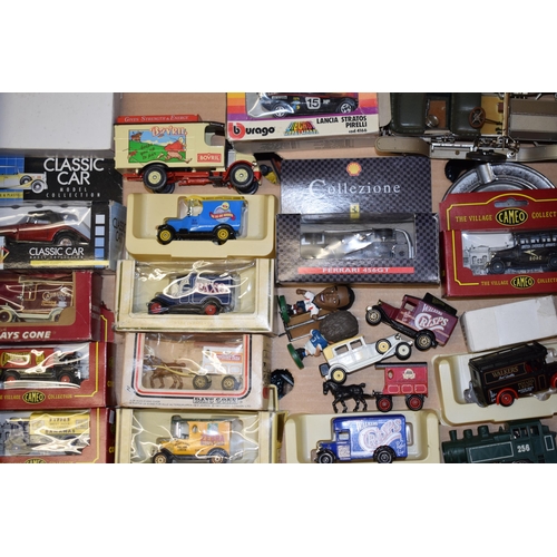 63 - A mixed collection of boxed vintage die cast vehicles to include Matchbox, Burago and similar manufa... 