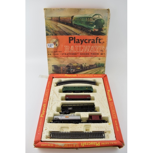 127 - A Playcraft Railways PR. 1350 'Stratford' Goods Train Set.