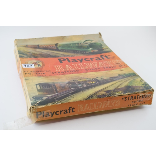 127 - A Playcraft Railways PR. 1350 'Stratford' Goods Train Set.