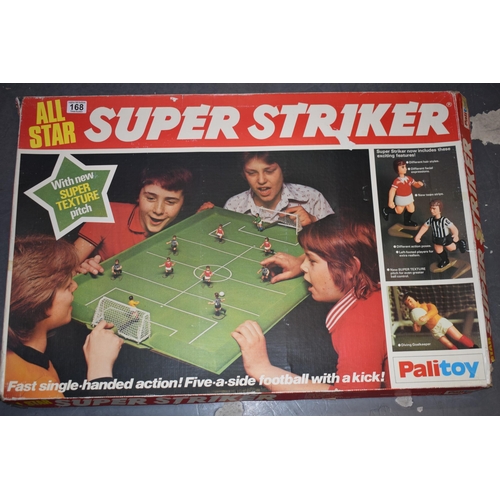 168 - A boxed All Star Super Striker by Palitoy, table football game. Pailtoy Coalville Leicestershire. Ap... 