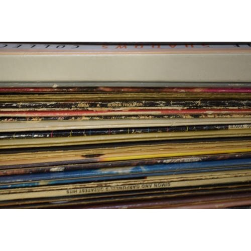 176 - A large quantity of LP records to include rock and pop records of the 70s and 80s. (Qty)