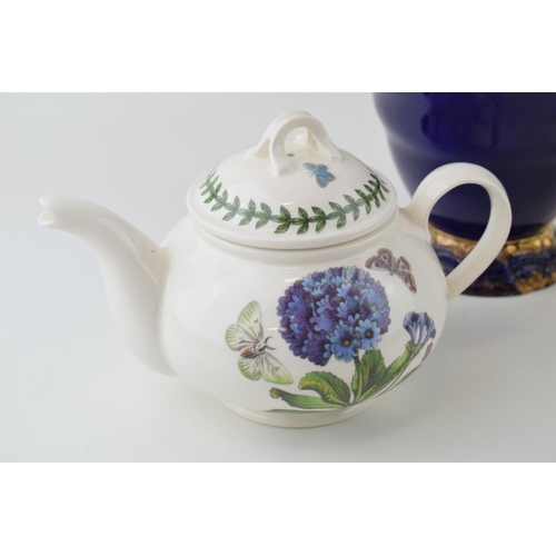 200 - A Portmeirion 'Botanic Garden' teapot, an 'Adams 'Old Colonial' together with a Beswick Art Deco jug... 