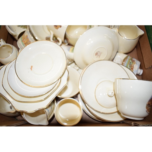 220 - A large collection of Crown Devon Fieldings to include cups and saucers, jugs, vases and others (Qty... 