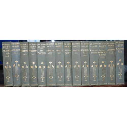 253 - Set of Fourteen Bronte Sisters Novels Published by John Grant Edinburgh 1907