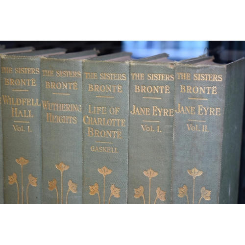 253 - Set of Fourteen Bronte Sisters Novels Published by John Grant Edinburgh 1907