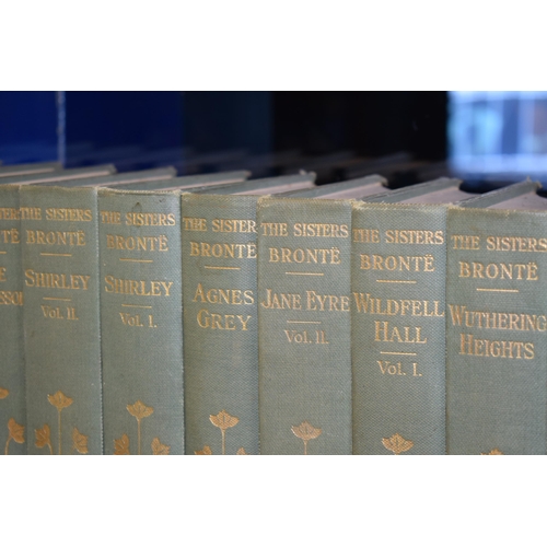 253 - Set of Fourteen Bronte Sisters Novels Published by John Grant Edinburgh 1907