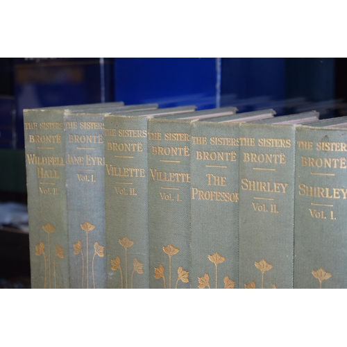 253 - Set of Fourteen Bronte Sisters Novels Published by John Grant Edinburgh 1907