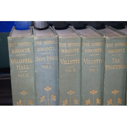 253 - Set of Fourteen Bronte Sisters Novels Published by John Grant Edinburgh 1907