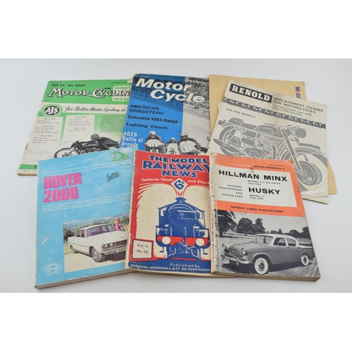 233 - A collection of ephemera relating to vintage cars and motorcycles to include 'Motor Cycle' and 'Moto... 