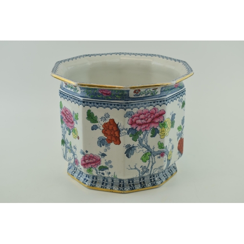 122 - Large Keeling & Co 'Losol Ware' jardiniere, 26.5cm diameter.