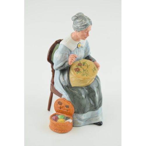 177 - Royal Doulton figure 'Embroidering' HN 2855. Height 19cm.