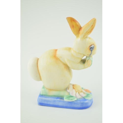 2 - Unusual Beswick rabbit 316 (restored ear).