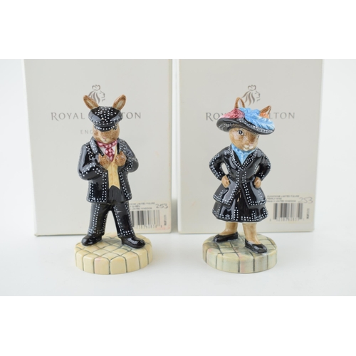 210 - Boxed Royal Doulton Bunnykins Pearly King and Pearly Queen (2).