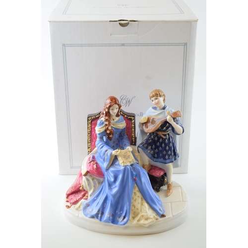 Boxed Royal Worcester Limited Edition Figure Group, Sweet Lady Fair, No. 142/950, CW685.