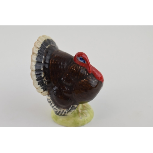 38 - Beswick miniature bronze turkey 2067.