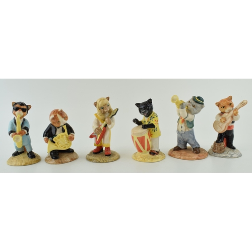 4 - Beswick Cats Chorus to include Calypso Kitten, Feline Flamenco and others (6).