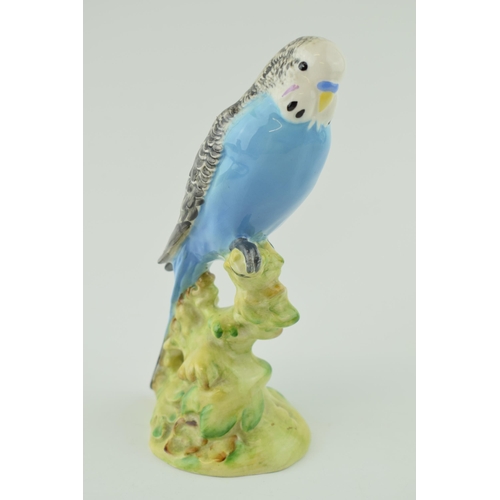 45 - Beswick blue budgie 1217 (af).