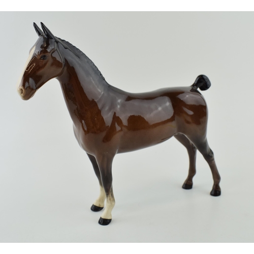 49 - Beswick Brown Hackney Horse 1361.