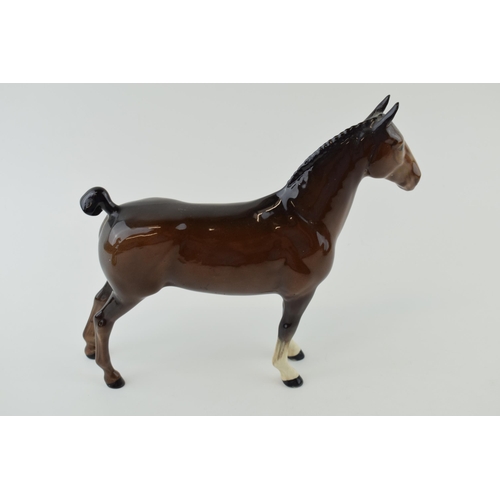 49 - Beswick Brown Hackney Horse 1361.