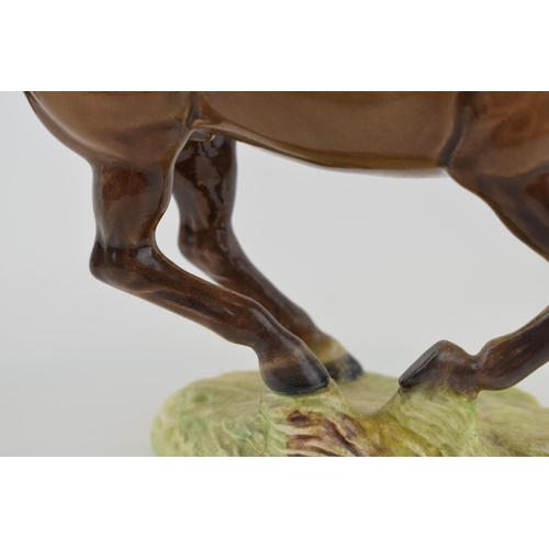 50 - Beswick cantering horse in brown colourway (restored).