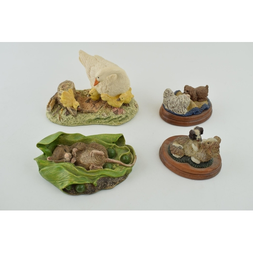 58 - 2 x Beswick Studio Sculptures of Timmy Willie and Mind How You Go together with 2 x Royal Doulton Br... 