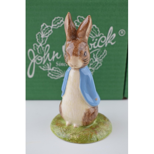 64 - Boxed Beswick Beatrix Potter figure Sweet Peter Rabbit.