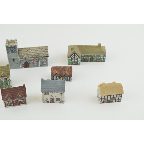 80 - 9 x Wade Whimsies buildings to include Whimsey on Wye and others.